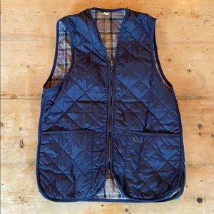 Barbour Quilted Vest/Zip-in Liner